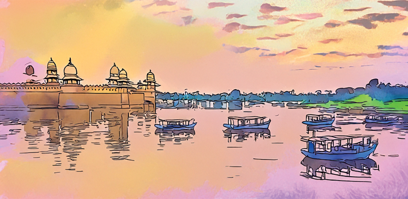 Shajapur, Madhya Pradesh Illustration